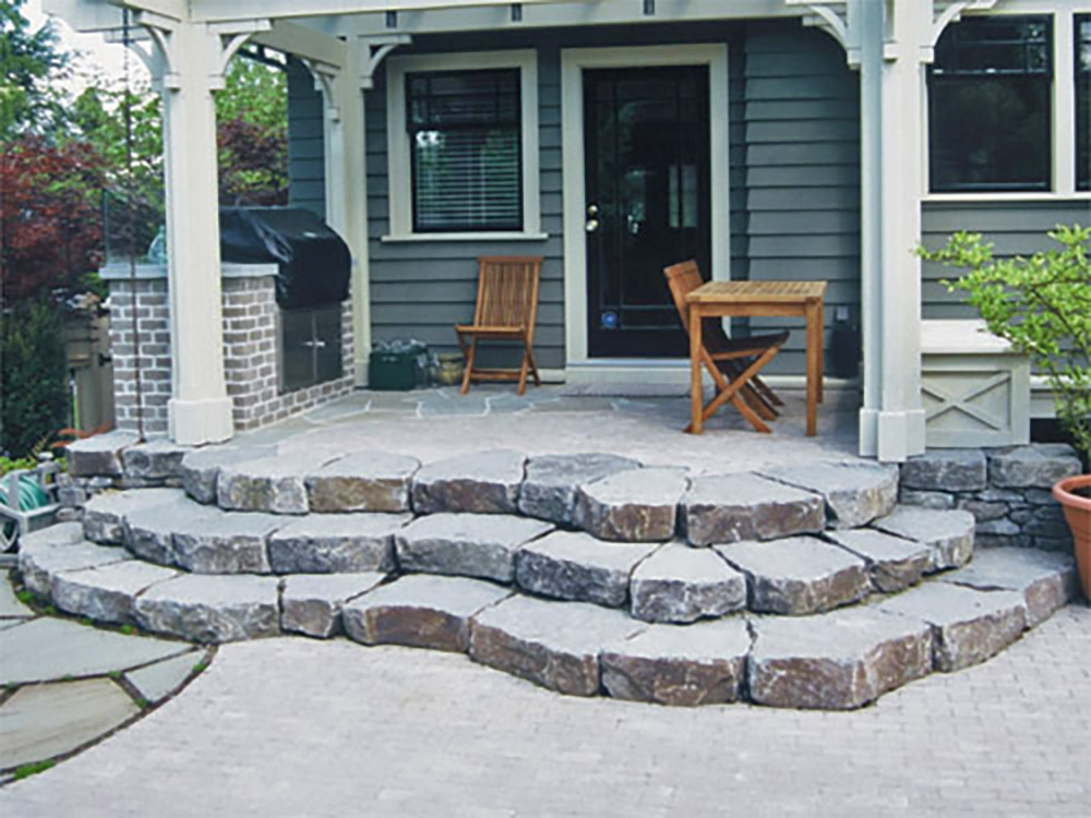 Basalt Risers Basalt Risers & Treads - Meadows Landscape Supply Ltd.